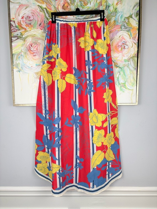 Flying Tomato Floral Wrap Skirt Asymmetrical Boho Vacation S